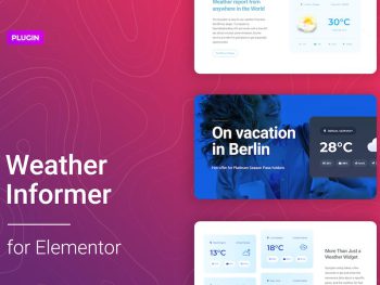 Weather for Elementor WordPress Eklentisi