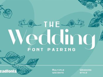 Wedding Font Pairing II Yazı Tipi