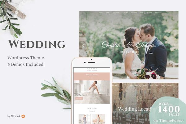 Wedding WordPress Teması