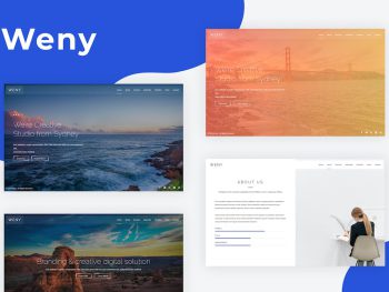 Weny - Responsive Coming Soon Template Yazı Tipi