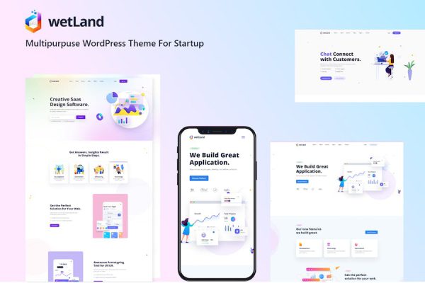 Wetland - MultiPurpose for Startup WordPress Teması