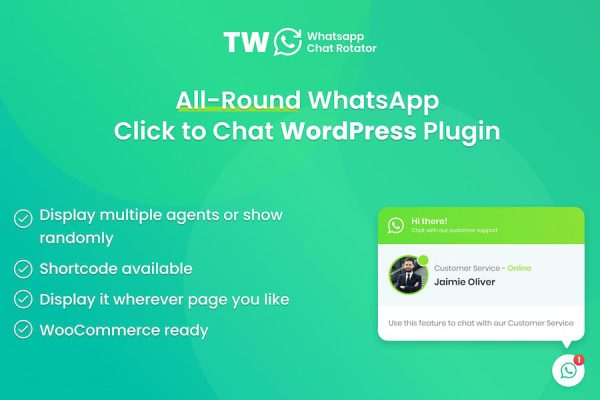 WhatsApp Chat for WordPress and WooCommerce WordPress Eklentisi