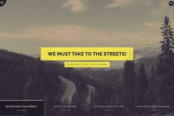 Wheats -  Easy Blogging Theme WordPress Teması