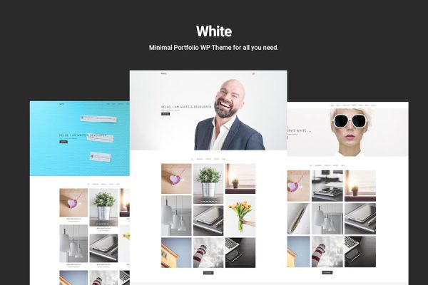 White – Minimal Portfolio WordPress Teması