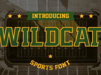 Wildcat - Varsity Sport Typeface Yazı Tipi