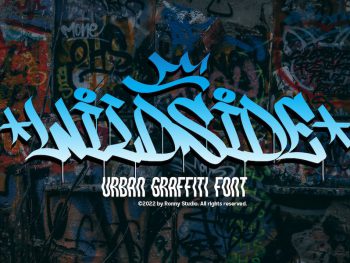 Wildside - Urban Graffiti Font Yazı Tipi