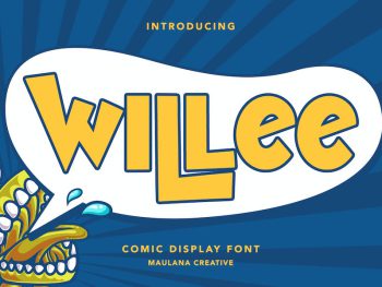 Willee Comic Display Font Yazı Tipi
