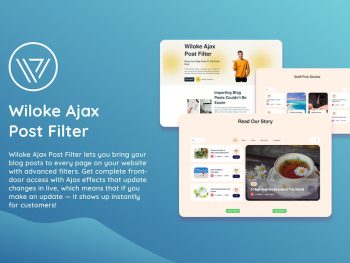 Wiloke Ajax Blog Post Filter WordPress Eklentisi