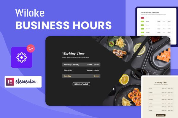 Wiloke Business Hours For Elementor WordPress Eklentisi