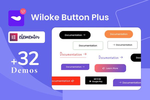Wiloke Button Plus for Elementor WordPress Eklentisi