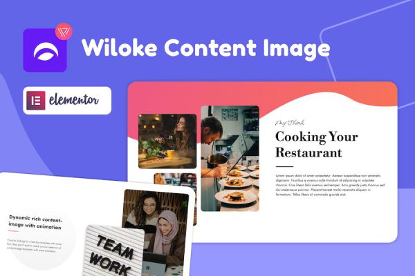 Wiloke Content Image Widget for Elementor WordPress Eklentisi