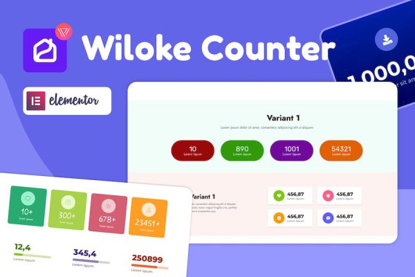 Wiloke Counter for Elementor WordPress Eklentisi