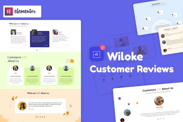 Wiloke Customer Reviews for Elementor WordPress Eklentisi