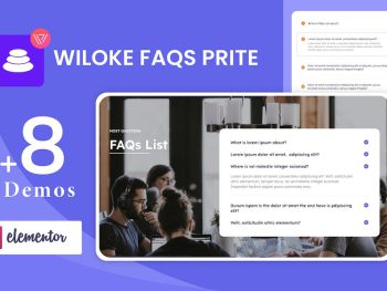 Wiloke FAQs Prite Elementor Addon WordPress Eklentisi