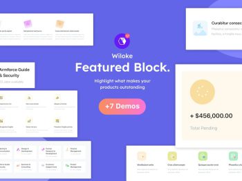 Wiloke Featured Block | Elementor Addon WordPress Eklentisi