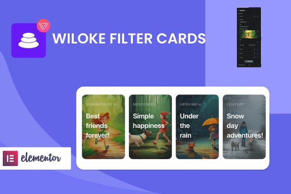 Wiloke Filter Cards Elementor Addon WordPress Eklentisi