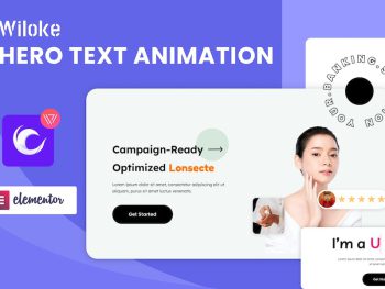 Wiloke Hero Text Animation for Elementor WordPress Eklentisi