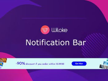 Wiloke Notification Bar WordPress Eklentisi