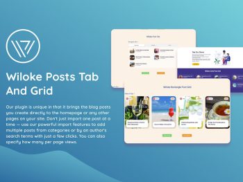 Wiloke Posts Tab And Grid WordPress Eklentisi