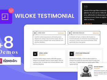 Wiloke Testimonial Elegant WordPress Eklentisi