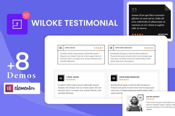 Wiloke Testimonial Elegant WordPress Eklentisi