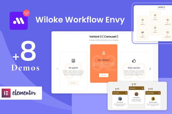 Wiloke Workflow Envy Widget for Elementor WordPress Eklentisi