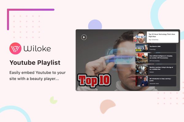 Wiloke Youtube Playlist WordPress Eklentisi