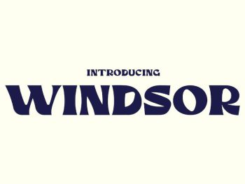 Windsor - Asia Inspired Typeface Yazı Tipi