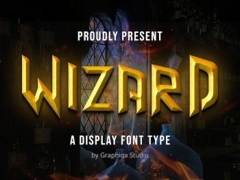 Wizard - Magic Display Font Yazı Tipi