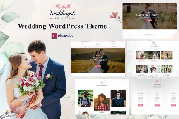 Woddingat - Wedding WordPress Teması