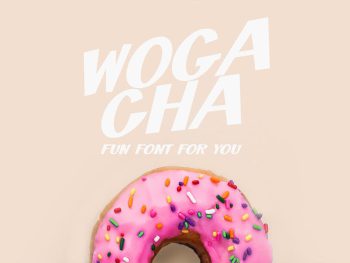 Wogacha - Fun Font For You Yazı Tipi