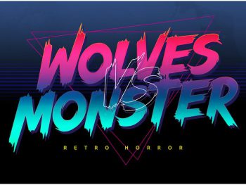 Wolves Vs Monster - Retro Horror Font Yazı Tipi