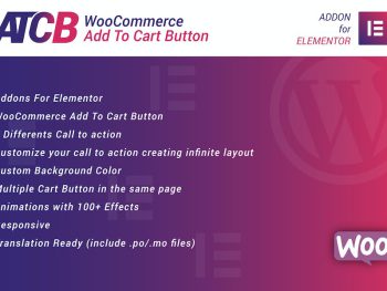 WooCommerce Add To Cart Button for Elementor WordPress Eklentisi