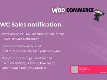 WooCommerce Live Sales Notification Pro WordPress Eklentisi