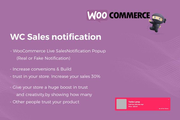 WooCommerce Live Sales Notification Pro WordPress Eklentisi