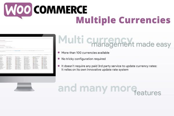 WooCommerce Multiple Currencies WordPress Eklentisi