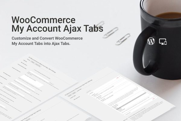 WooCommerce Myaccount AJAX Tabs WordPress Eklentisi