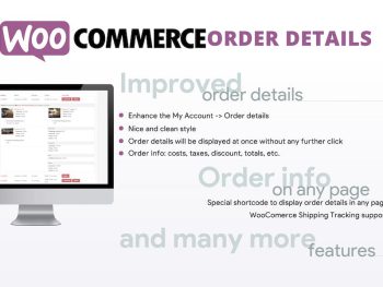 WooCommerce Order Details WordPress Eklentisi