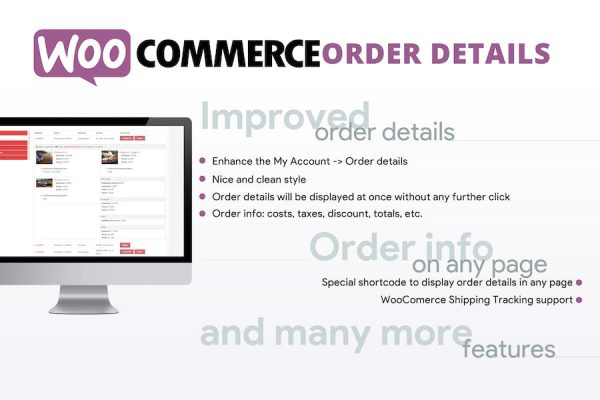 WooCommerce Order Details WordPress Eklentisi