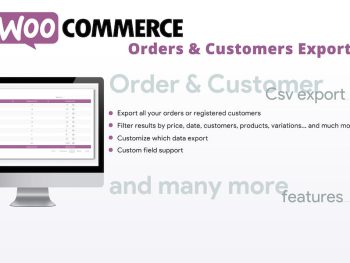 WooCommerce Orders & Customers Exporter WordPress Eklentisi