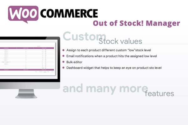 WooCommerce Out of Stock! Manager WordPress Eklentisi