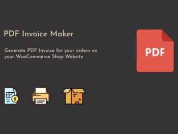 WooCommerce PDF Invoice Maker WordPress Eklentisi