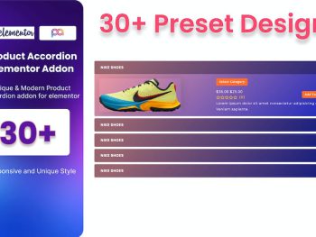 WooCommerce Product Accordion Addon For Elementor WordPress Eklentisi