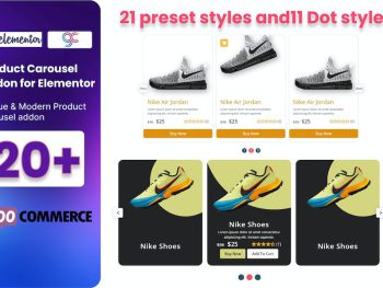 WooCommerce Product Carousel Addon For Elementor WordPress Eklentisi