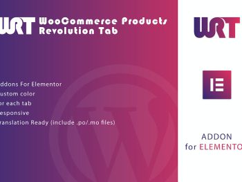 WooCommerce Products Revolution Tab for Elementor WordPress Eklentisi