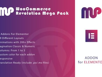 WooCommerce Revolution Mega Pack for Elementor WordPress Eklentisi