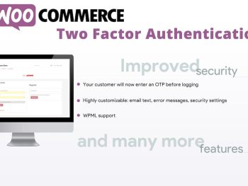 WooCommerce Two Factor Authentication WordPress Eklentisi