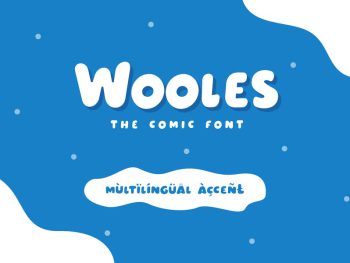 Wooles - Playful Comic Display Font Yazı Tipi