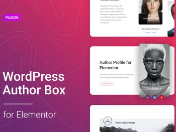 WordPress Author Box for Elementor WordPress Eklentisi