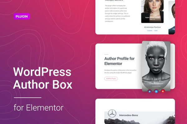 WordPress Author Box for Elementor WordPress Eklentisi